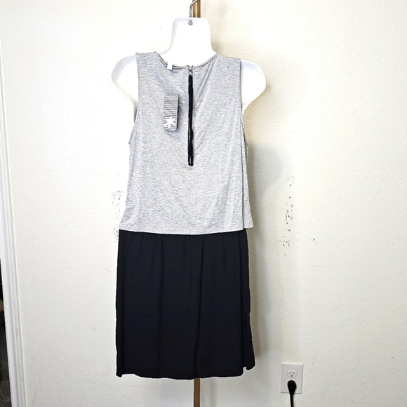 Splendid Gray and Black Layered Dress - Picture 5 of 8